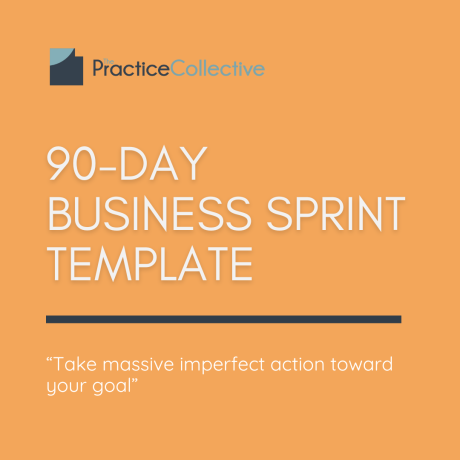 Business - 90-day business sprint template