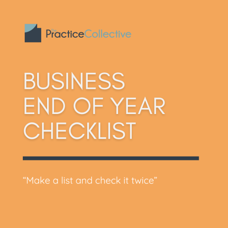 Business - End of year checklist: whole of business